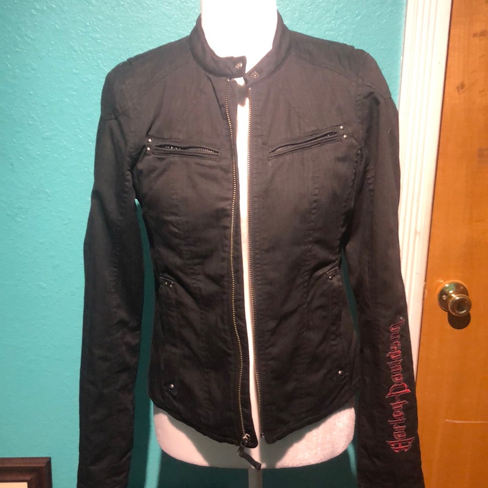 Harley Davidson jacket 👀